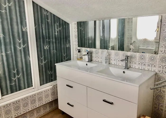 Casamar Al Lado De La Playa Con Piscina Privada, Jardin Y Barbacoa, Fronton, 6 Hébergement de vacances *