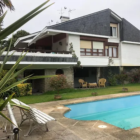 Casamar Al Lado De La Playa Con Piscina Privada, Jardin Y Barbacoa, Fronton, 6 * Laredo