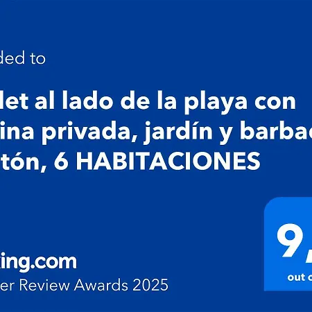 Nyaraló Casamar Al Lado De La Playa Con Piscina Privada, Jardin Y Barbacoa, Fronton, 6 *